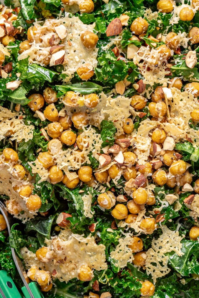 chickpea kale salad