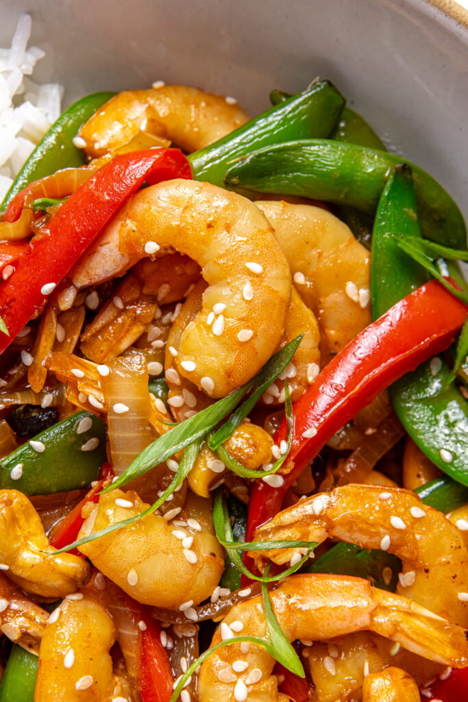 shrimp stir fry