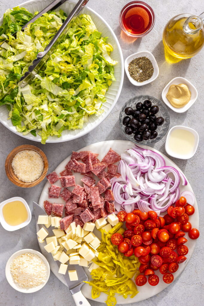 pizza shop chop ingredients