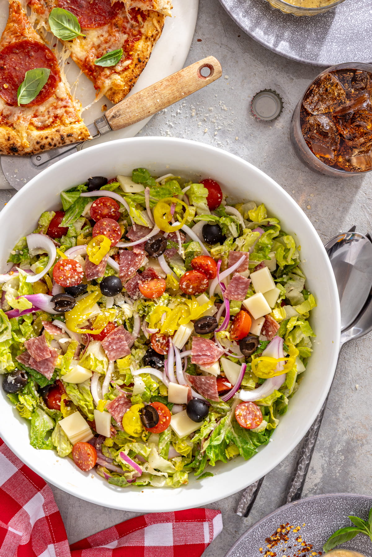 pizza shop chop salad