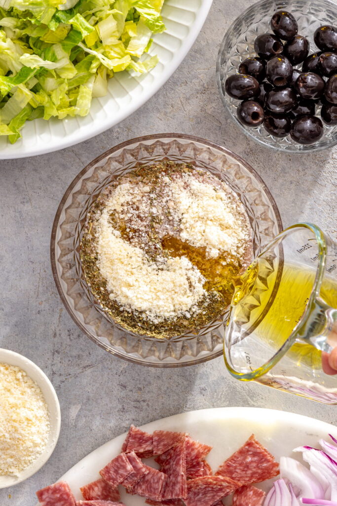 pizza shop chop salad dressing