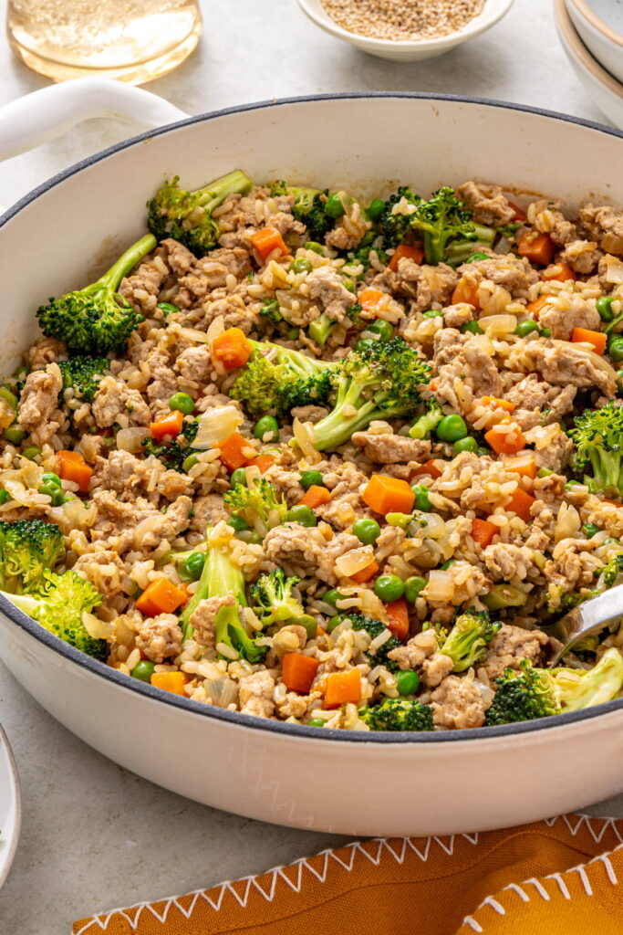 teriyaki turkey skillet