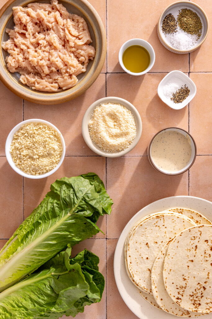 chicken caesar smash taco ingredients