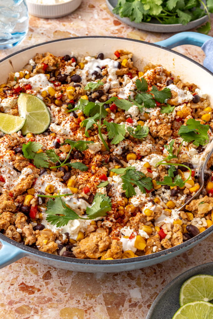 elote turkey skillet