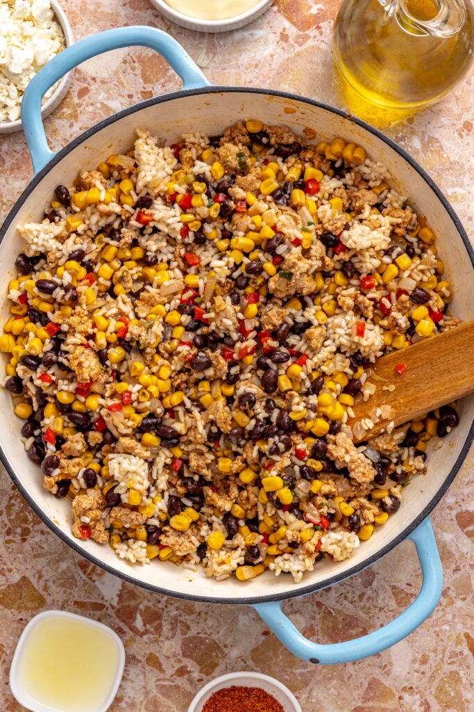 elote turkey skillet
