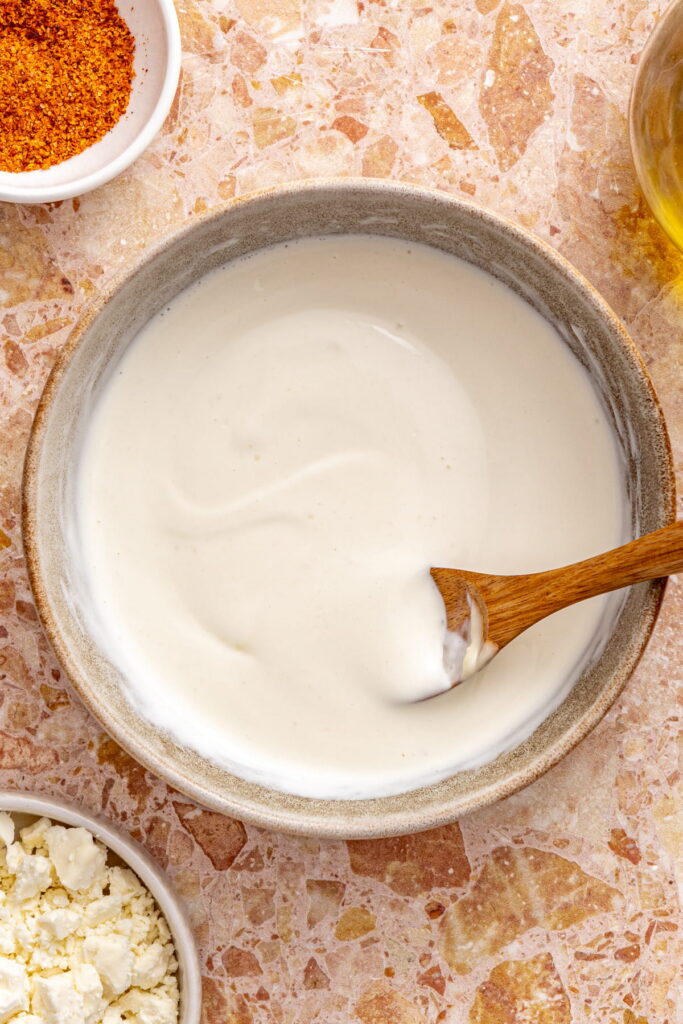 elote turkey skillet cream sauce in a bowl
