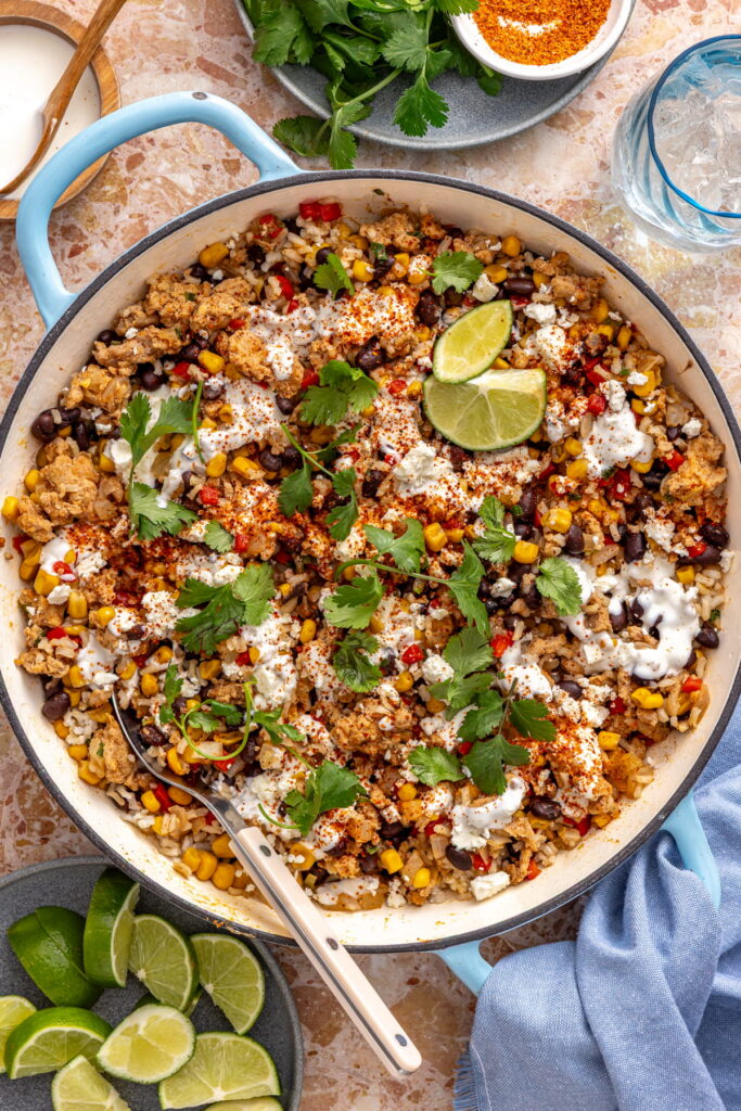 elote turkey skillet