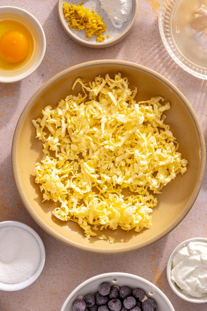 grated butter