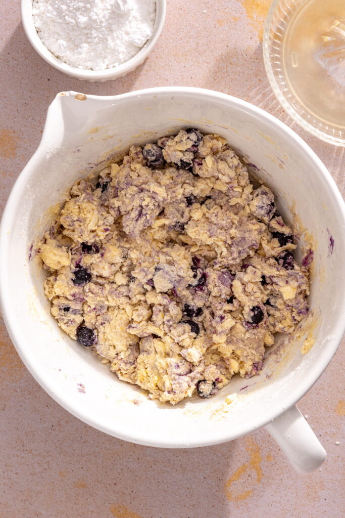 blueberry scone dough