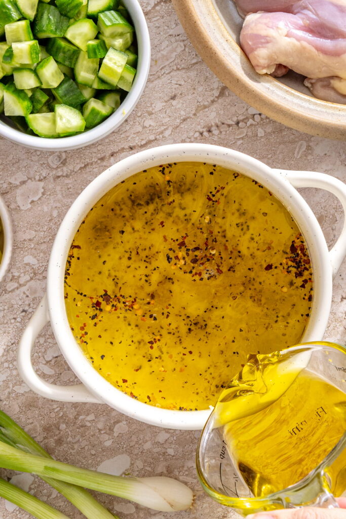 pepperoncini chicken chopped salad dressing