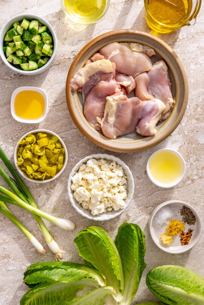 pepperoncini chicken chopped salad ingredients