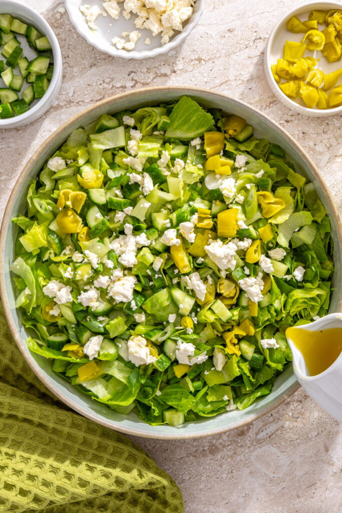 pepperoncini chicken chopped salad