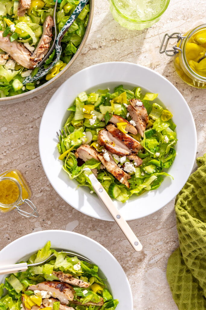 pepperoncini chicken chopped salad