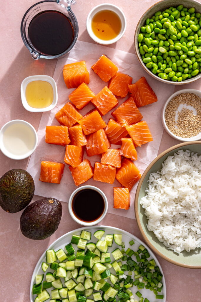 teriyaki salmon bowl ingredients