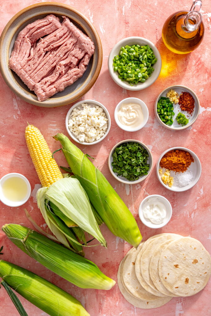 sheet pan smash tacos ingredients