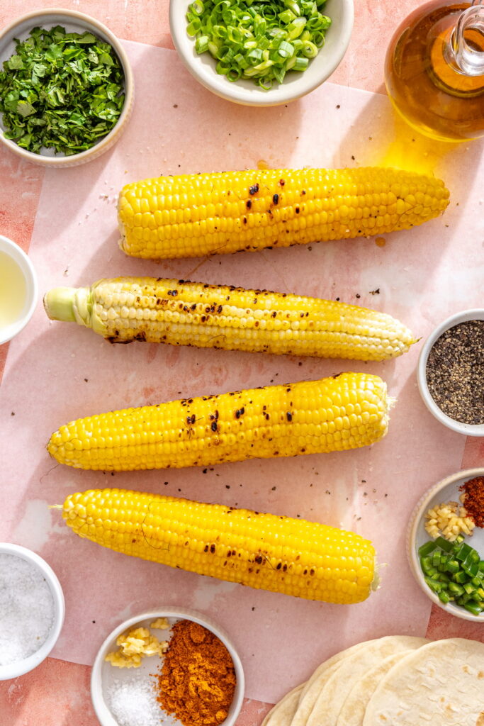grilled corn on the cob