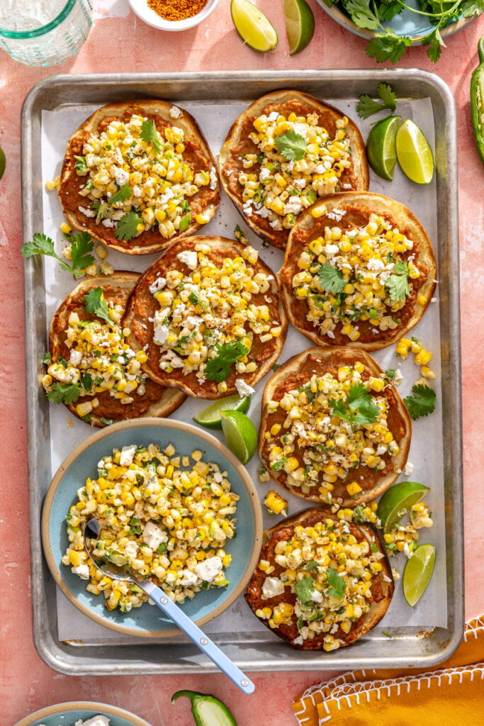 sheet pan smash tacos