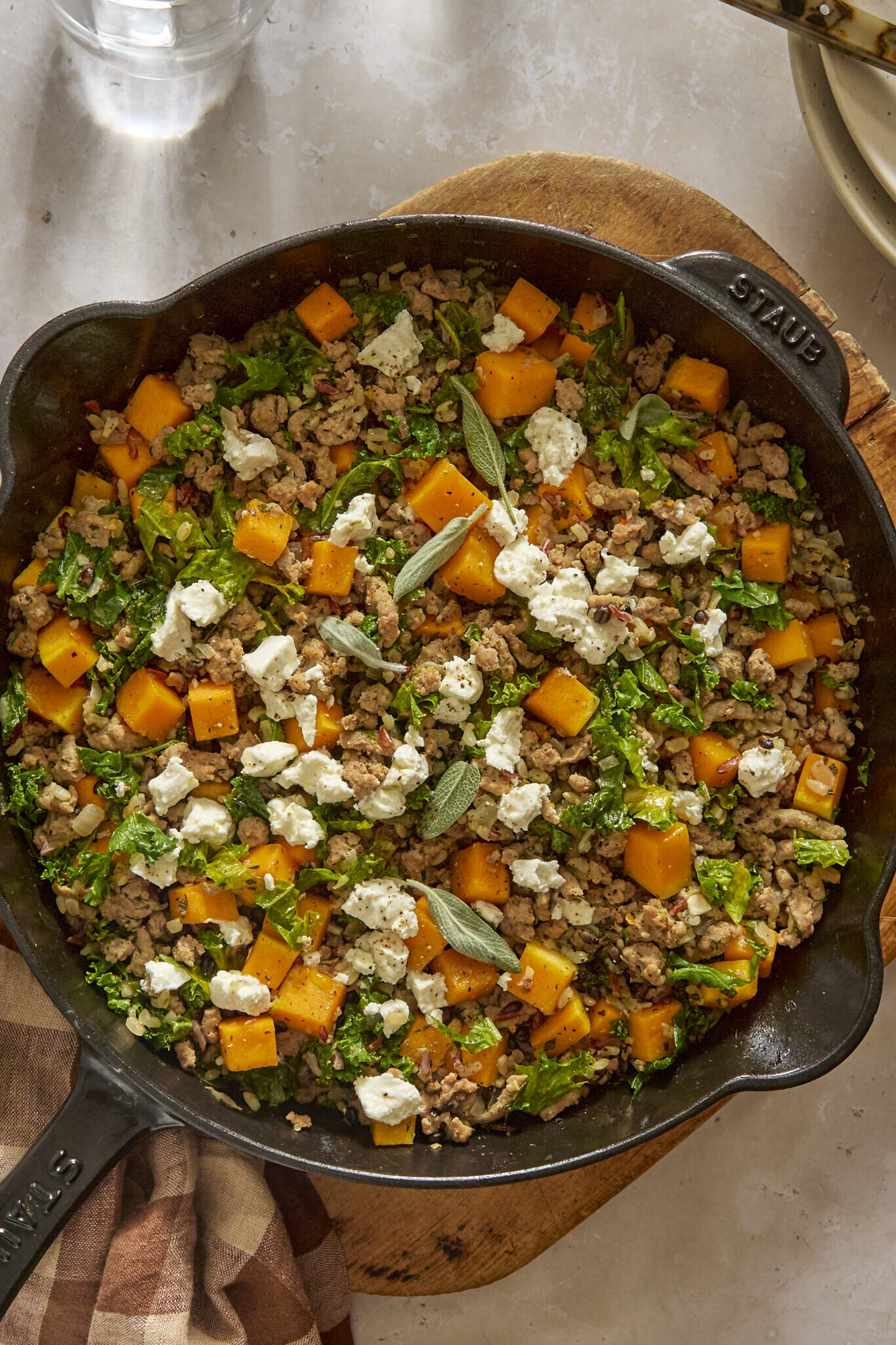 fall turkey skillet