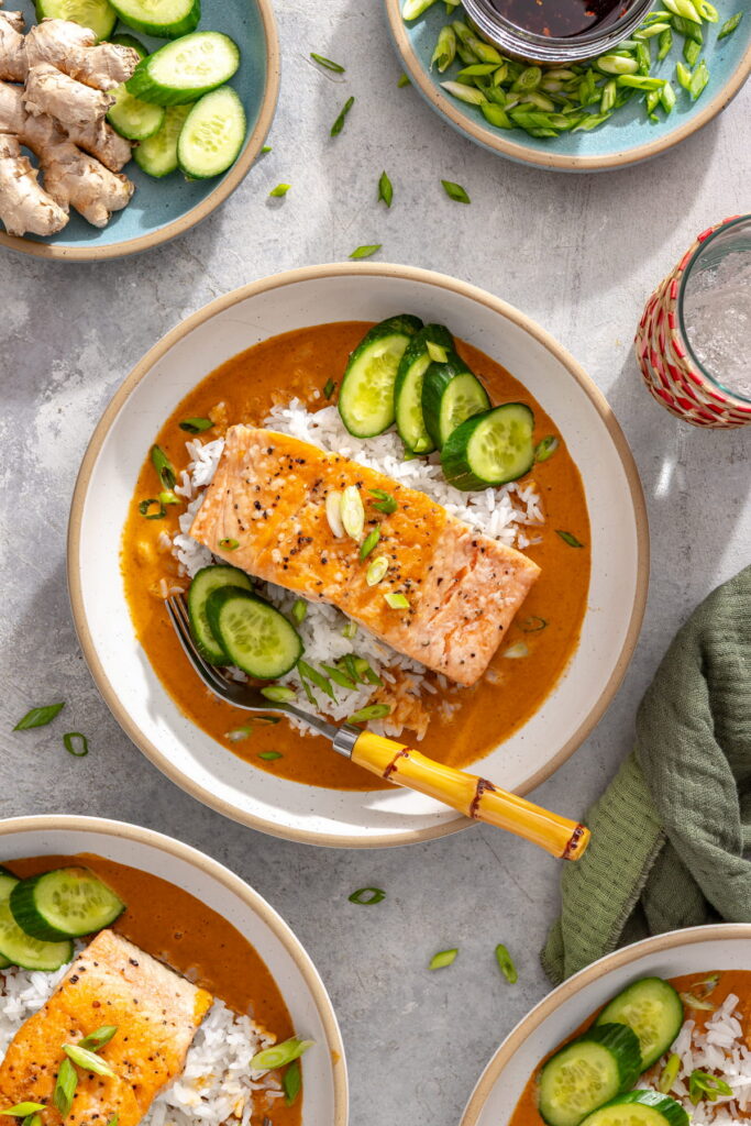 coconut curry salmon