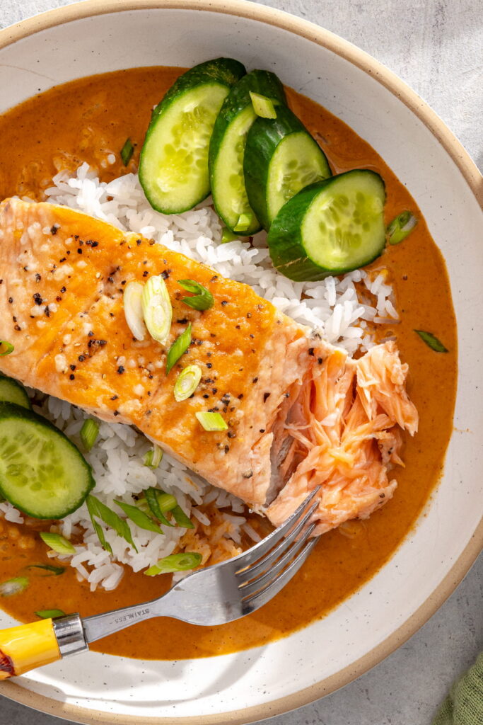 coconut curry salmon