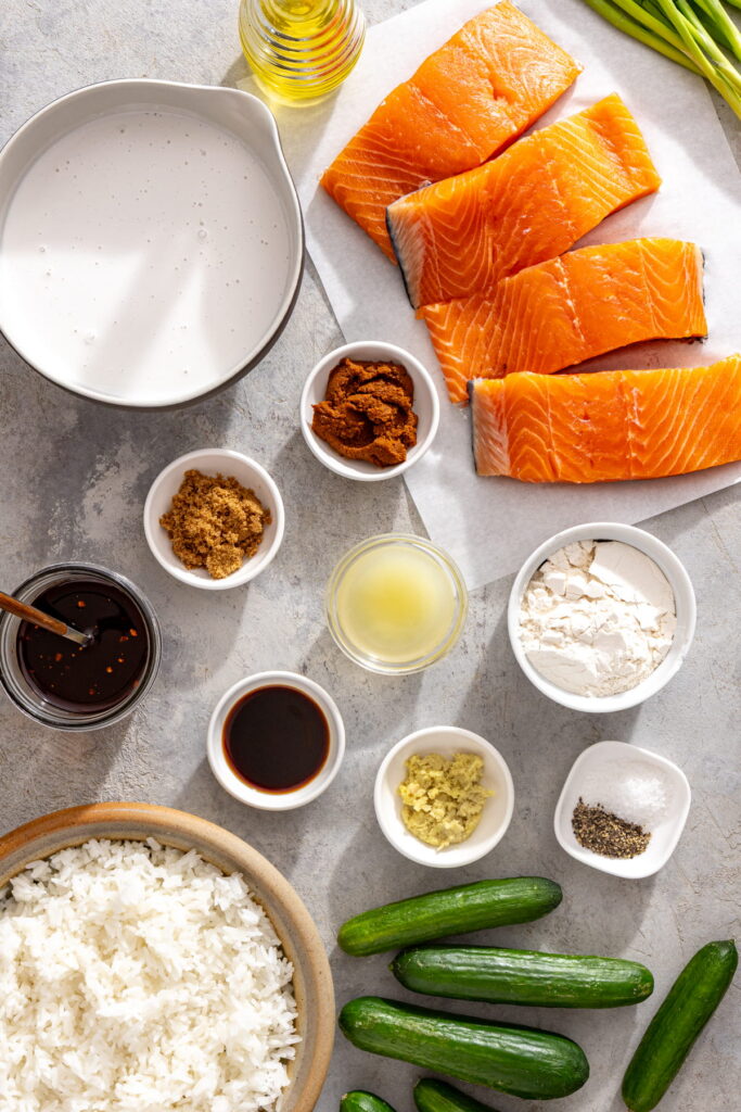 coconut curry salmon ingredients