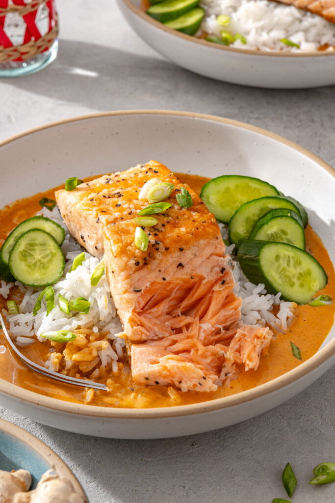 coconut curry salmon