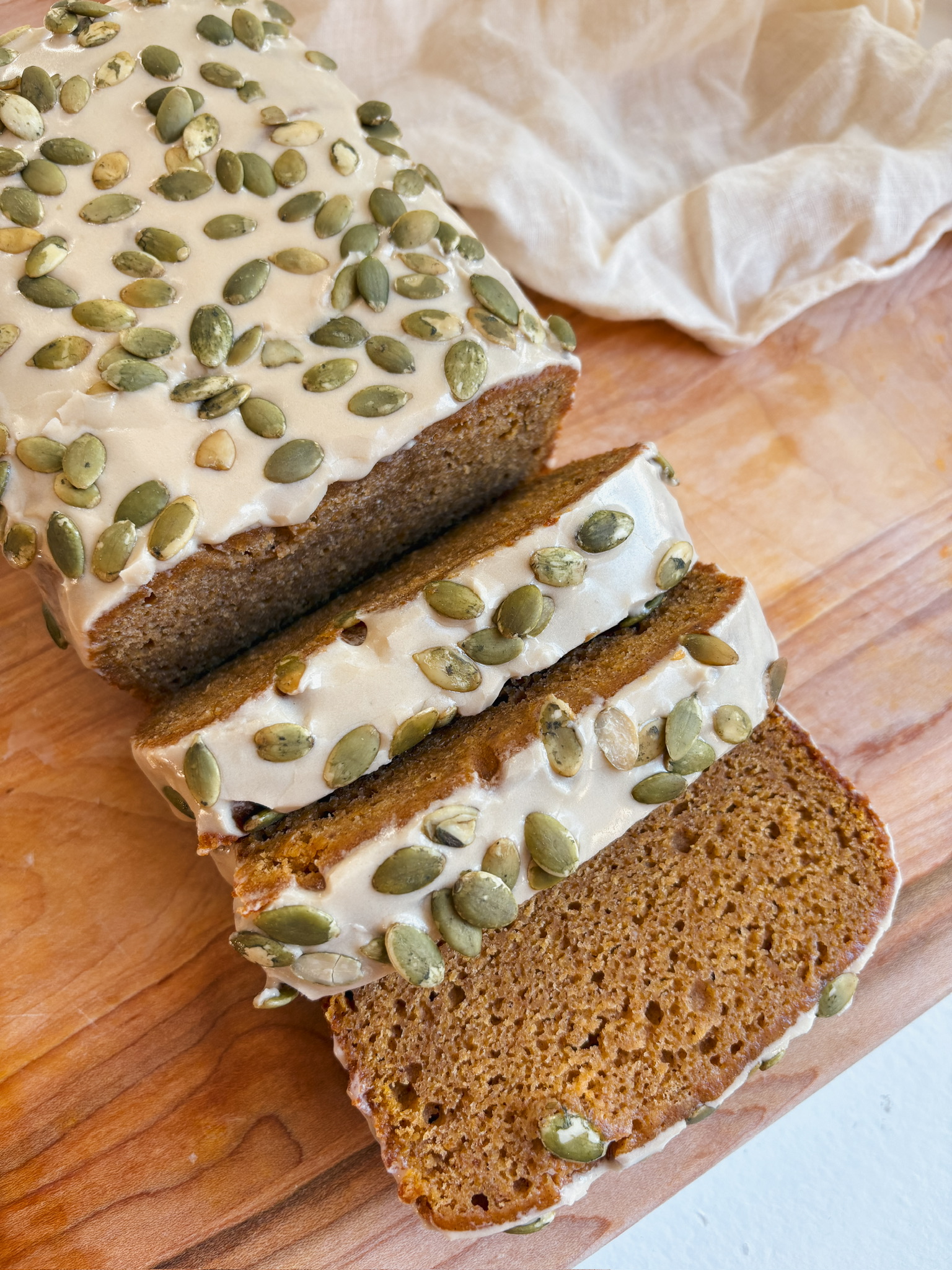 brown butter miso pumpkin bread