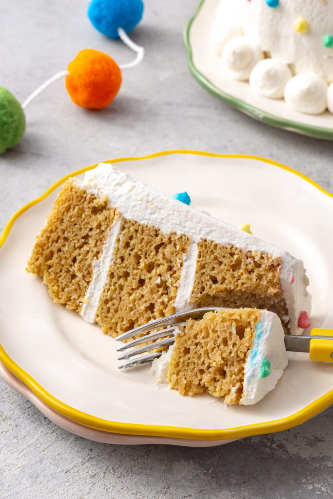 vanilla smash cake