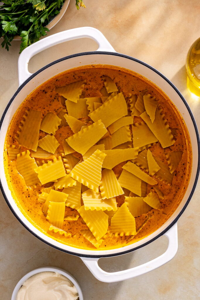 butternut squash lasagna soup